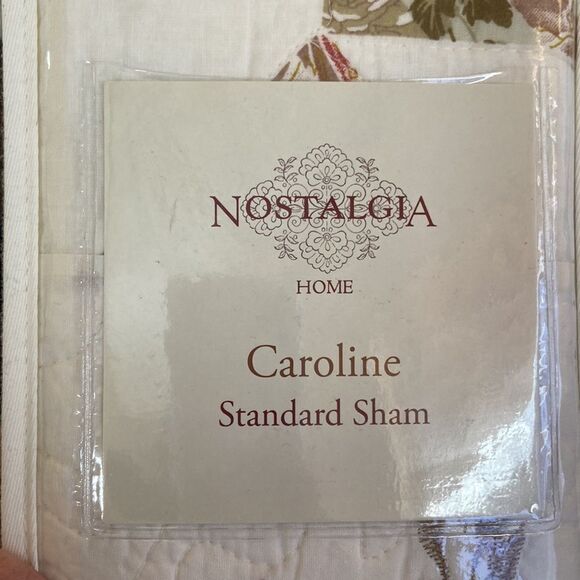 Nostalgia Home Caroline Standard Sham, Off-White - Picture 2 of 3